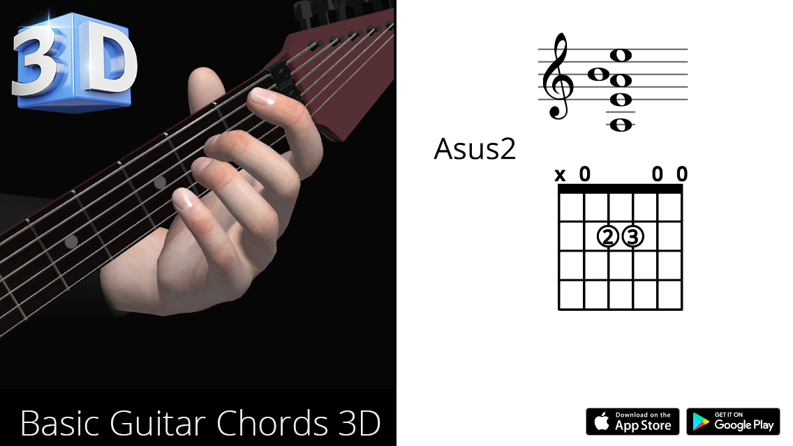 asus2 guitar chord